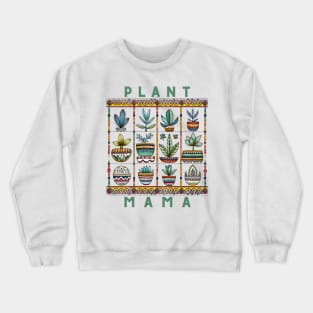 Boho Plant Mama Succulent Plants Crewneck Sweatshirt